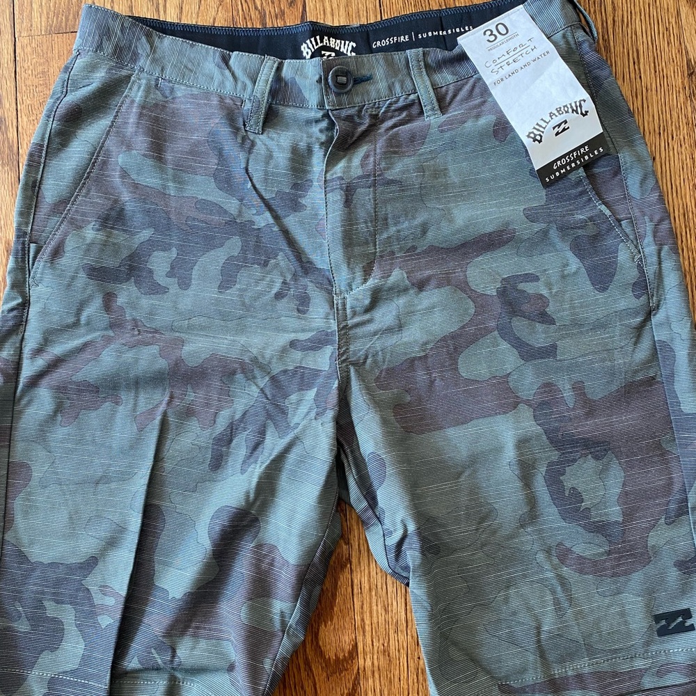 Mens Billabong Camo Crossfire Submersibles